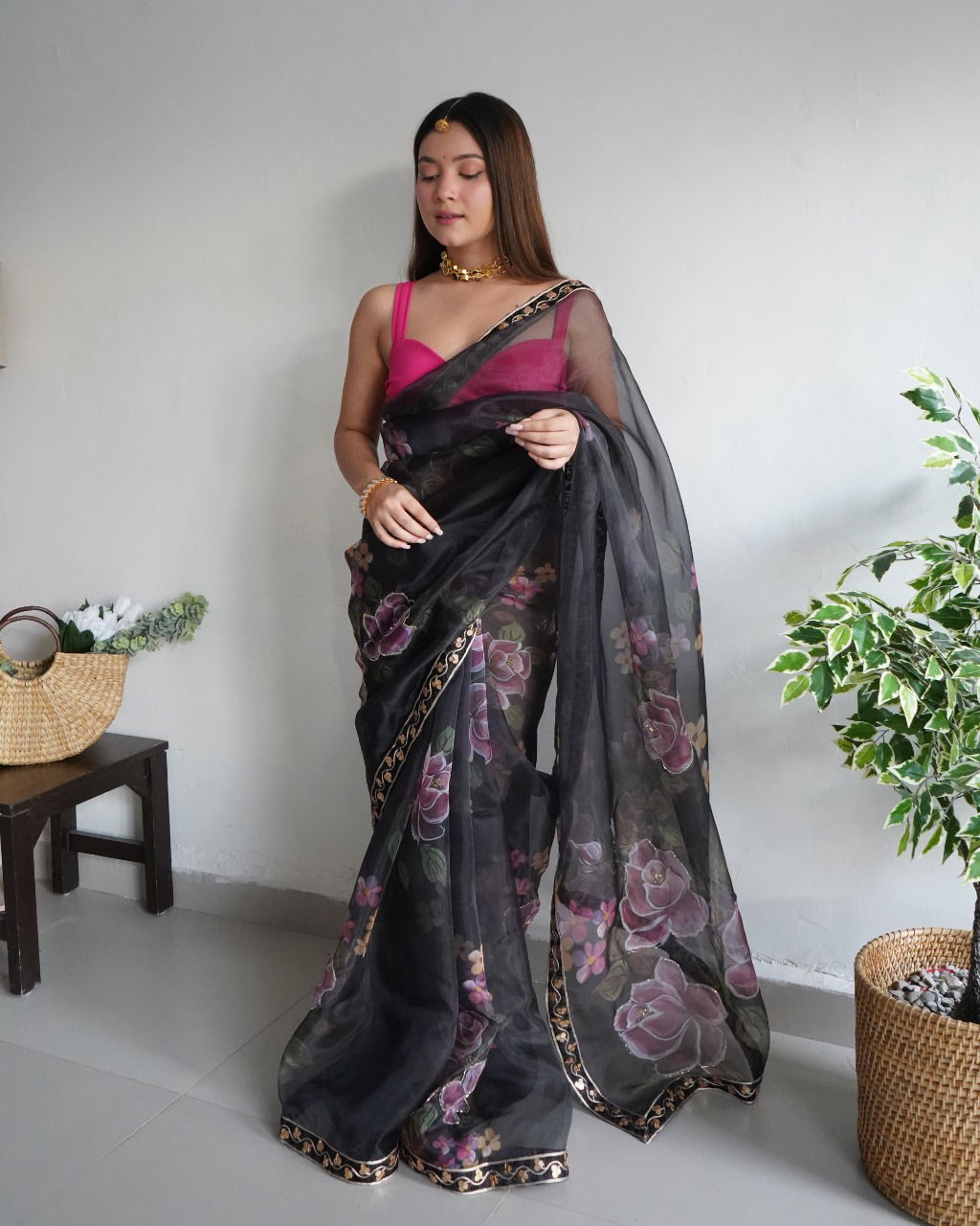 Nilam 01 Fancy Organza Wholesale Party Wear Sarees Catalog
